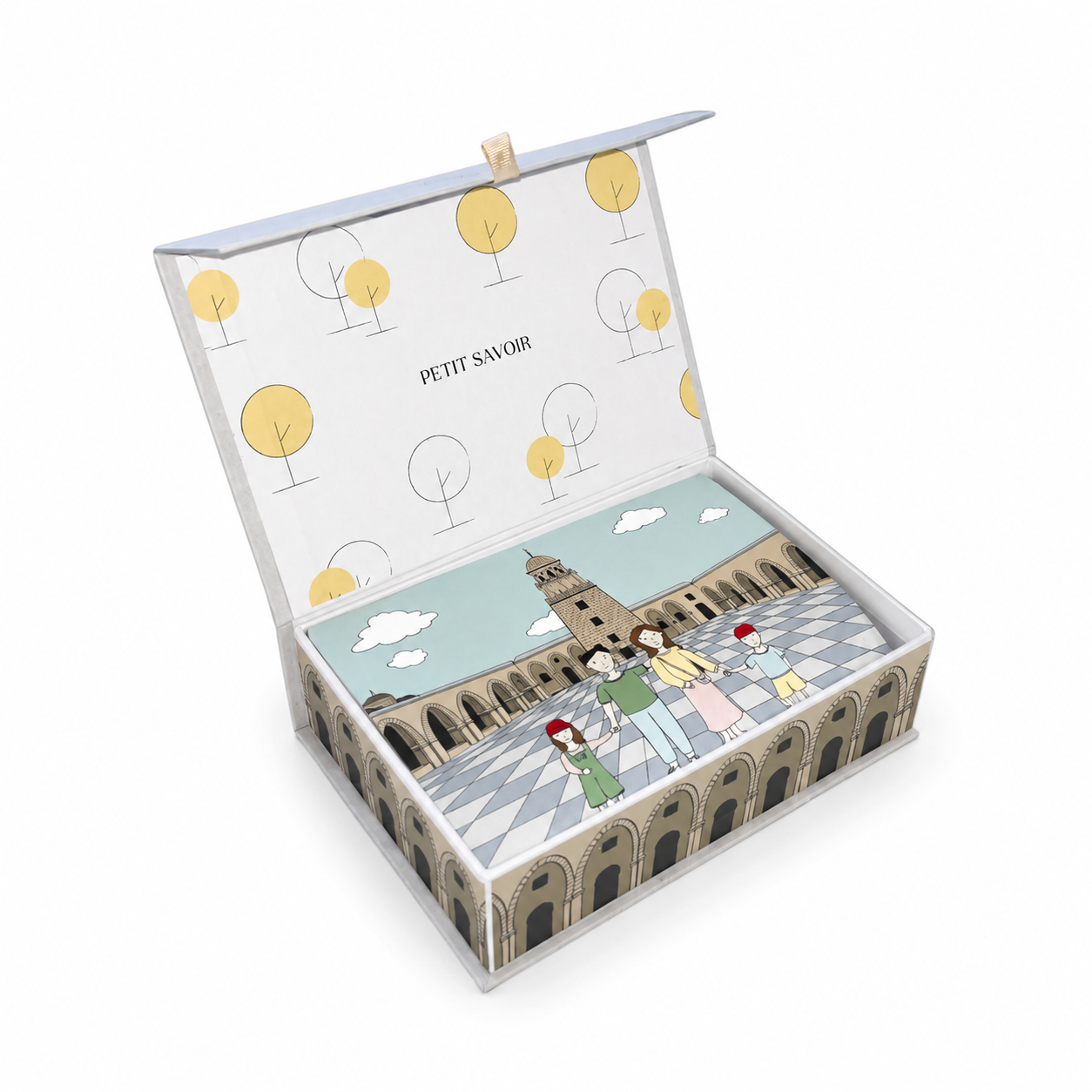 Puzzle Grande Mosquée de Kairouan Petit Savoir, coffret ouvert avec poster et housse